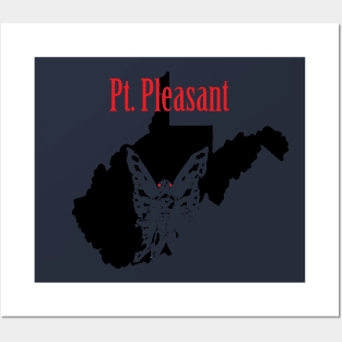 Pt. Pleasant Mothman Posters and Art